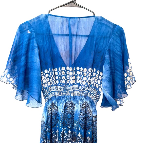 Harlow Zee Women's Embellished Sheer Peplum Blouse - Picture 4 of 10